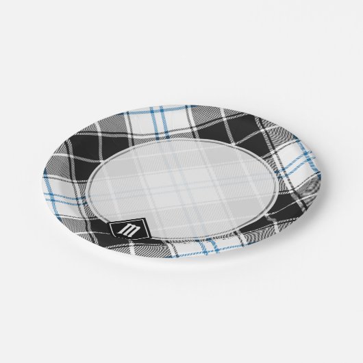 Clan Forbes Dress Tartan Papieren Bordje (Gekanteld)