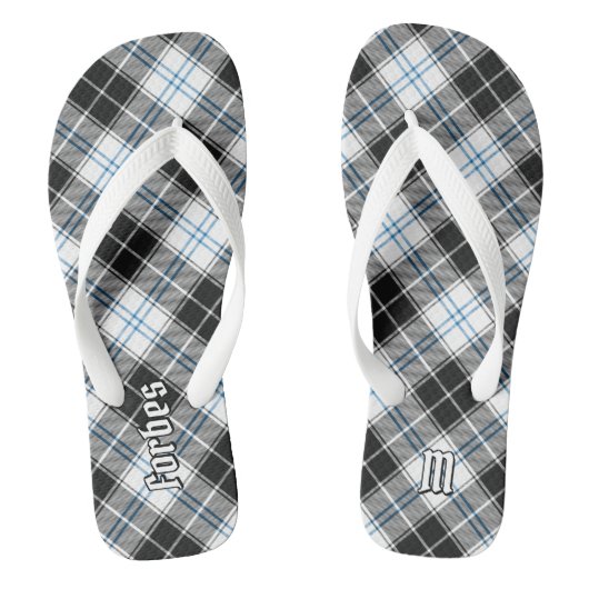 Clan Forbes Dress Tartan Teenslippers (Voetbed)