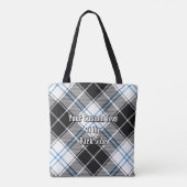 Clan Forbes Dress Tartan Tote Bag (Achterkant)