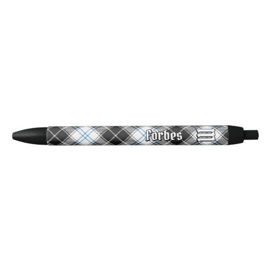 Clan Forbes Dress Tartan Zwarte Inkt Pen (Voorkant)
