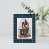 Clan Forbes  Illustratie Tartan Lijst Briefkaart (Staand voorkant)