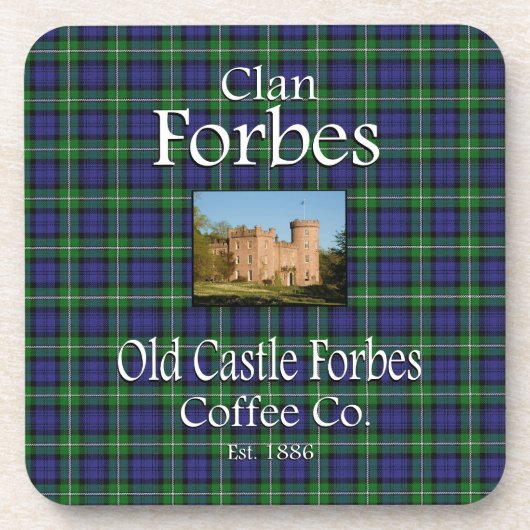 Clan Forbes Old Castle Forbes Coffee Co. Drankjes Onderzetter (Voorkant)