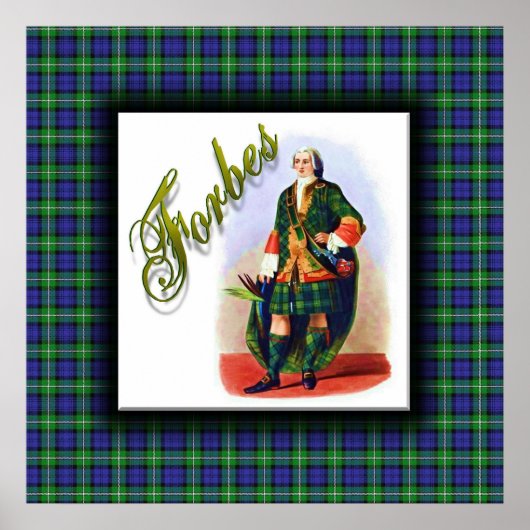 Clan Forbes Scottish Dream Poster (Voorkant)