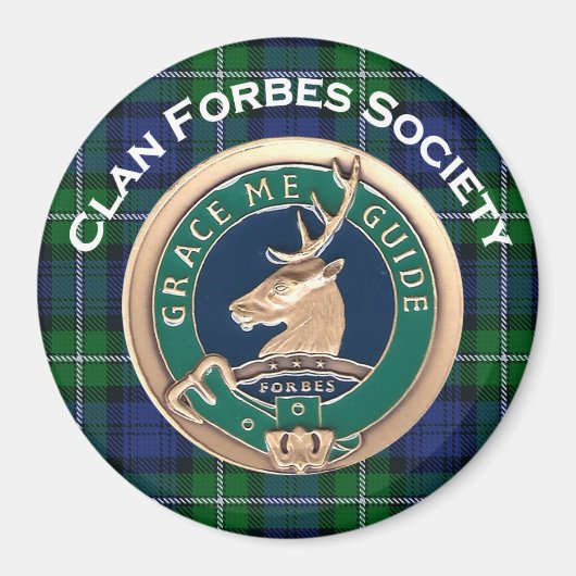 Clan Forbes Society 3" Magnet (Voorkant)