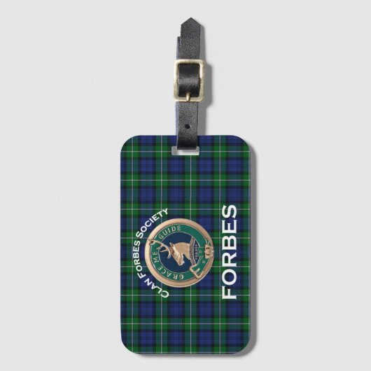 Clan Forbes Society Bagagelabel (Voorkant (verticaal))