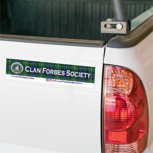 Clan Forbes Society Bumpersticker (Op Truck)