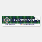Clan Forbes Society Bumpersticker (Voorkant)