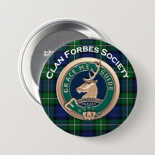 Clan Forbes Society Button (Voorkant /achterkant)