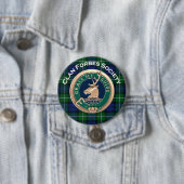 Clan Forbes Society Knop Ronde Button 7,6 Cm (In situ)