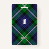 Clan Forbes Tartan Badge (Voorkant)