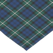 Clan Forbes Tartan Blauw en Groen Schots Plaid Korte Tafelloper (Hoek)