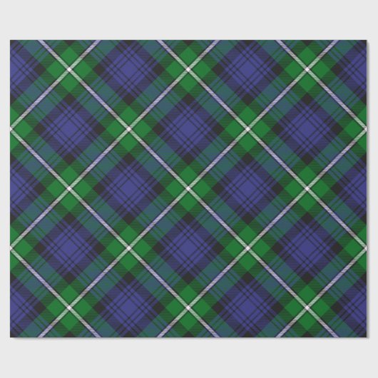 Clan Forbes Tartan Cadeaupapier (Vlak)