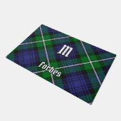 Clan Forbes Tartan Deurmat (Schuin)