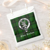 Clan Forbes Tartan en Crest Badge Bedankzakje (Geknipt)