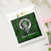 Clan Forbes Tartan en Crest Badge Bedankzakje (Gezegeld)