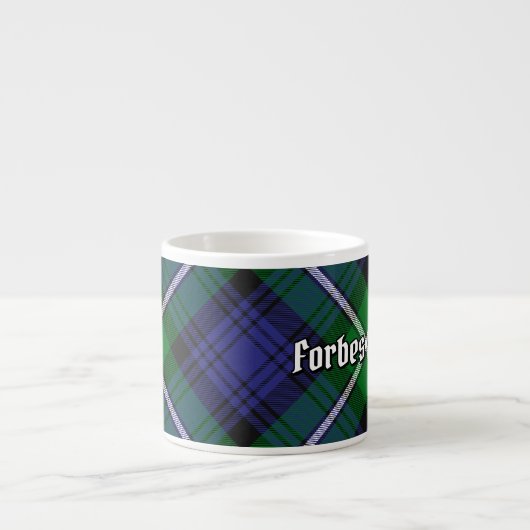 Clan Forbes Tartan Espresso Kop (Voorkant)