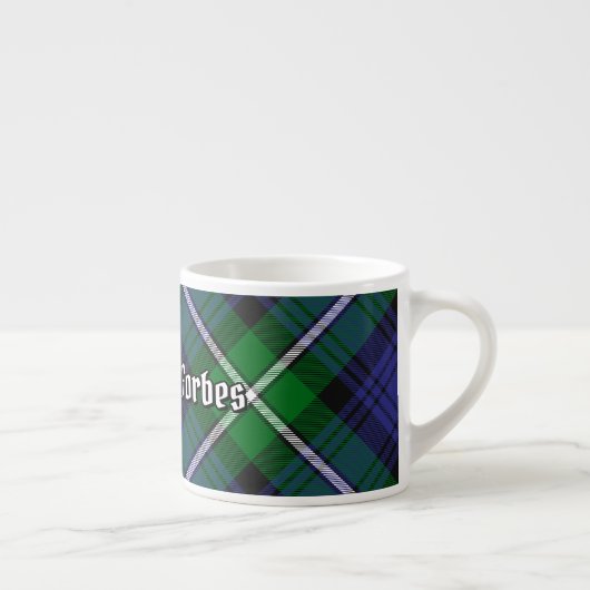 Clan Forbes Tartan Espresso Kop (Rechts)