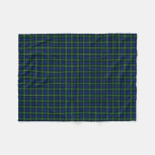 Clan Forbes Tartan Fleece Deken (Voorkant (Horizontaal))