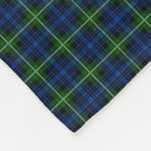 Clan Forbes Tartan Fleece Deken (Hoek)