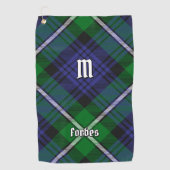 Clan Forbes Tartan Golfhanddoek (Voorkant)