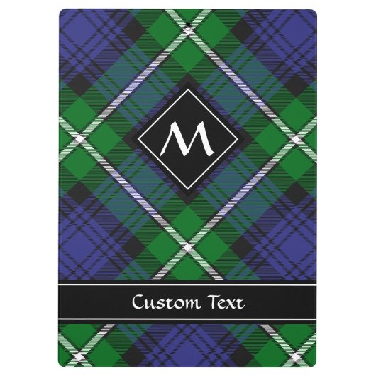 Clan Forbes Tartan Klembord (Achterkant)