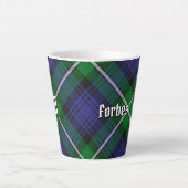 Clan Forbes Tartan Latte Mok (Voorkant)