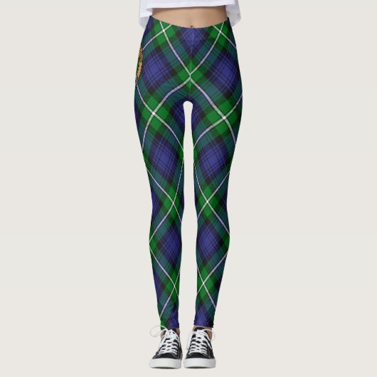 Clan Forbes Tartan Leggings (Voorkant)