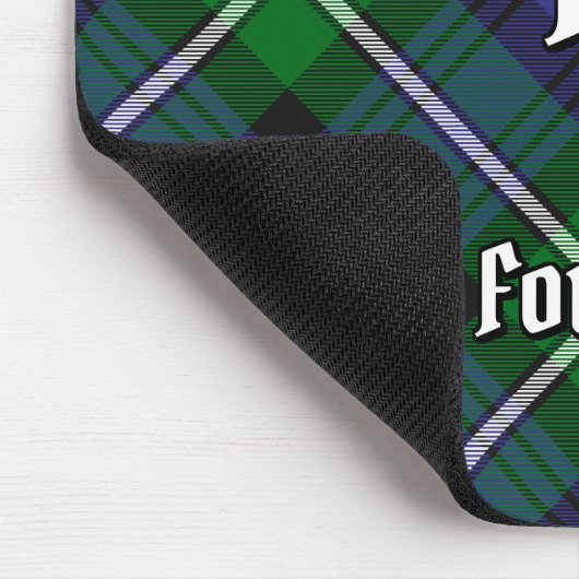 Clan Forbes Tartan Muismat (Hoek)