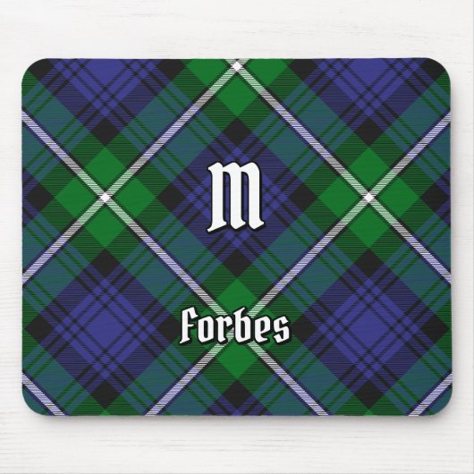 Clan Forbes Tartan Muismat (Voorkant)
