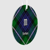 Clan Forbes Tartan Ornament (voorkant)
