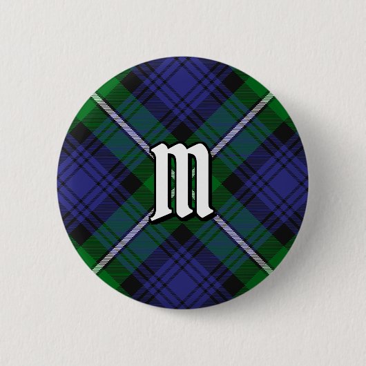 Clan Forbes Tartan Ronde Button 5,7 Cm (Voorkant)