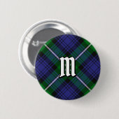 Clan Forbes Tartan Ronde Button 5,7 Cm (Voorkant /achterkant)