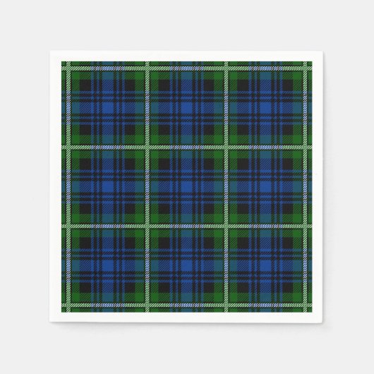 Clan Forbes Tartan Servet (Voorkant)