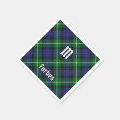 Clan Forbes Tartan Servet (Hoek)