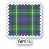 Clan Forbes Tartan Sticker (Voorkant)
