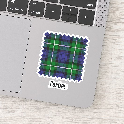 Clan Forbes Tartan Sticker (Detail)