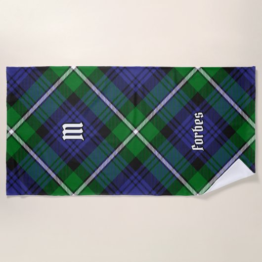 Clan Forbes Tartan Strandlaken (Voorkant)