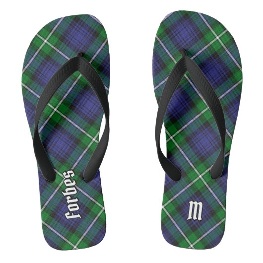 Clan Forbes Tartan Teenslippers (Voetbed)