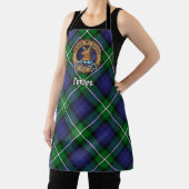 Clan Forbes Wapen over Tartan Schort (Insitu)