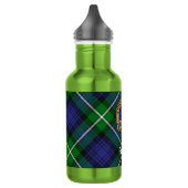 Clan Forbes Wapen over Tartan Waterfles (Links)