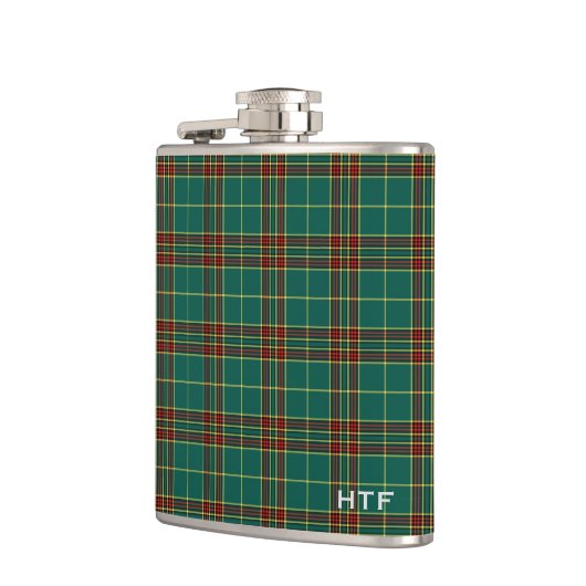 Clan Forde Tartan Monogrammed Heupfles (Links)