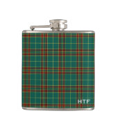 Clan Forde Tartan Monogrammed Heupfles (Voorkant)
