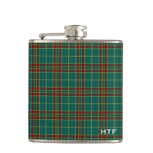 Clan Forde Tartan Monogrammed Heupfles