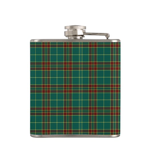 Clan Forde Tartan Monogrammed Heupfles (Achterkant)