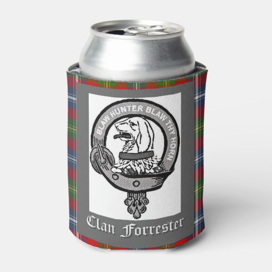 Clan Forrester Crest Blikjeskoeler (Blikje Voorkant)