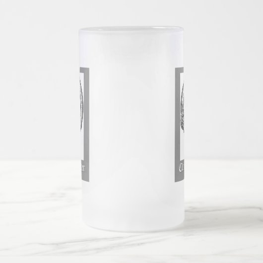 Clan Forrester Crest Matglas Bierpul (Center)