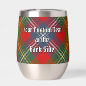 Clan Forrester Crest over Tartan (Achterkant)
