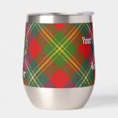 Clan Forrester Crest over Tartan (Links)