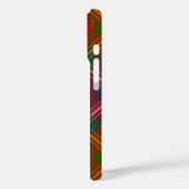 Clan Forrester Crest over Tartan Case-Mate iPhone Case (Achterkant / Links)