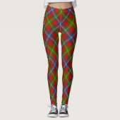 Clan Forrester Crest over Tartan Leggings (Voorkant)